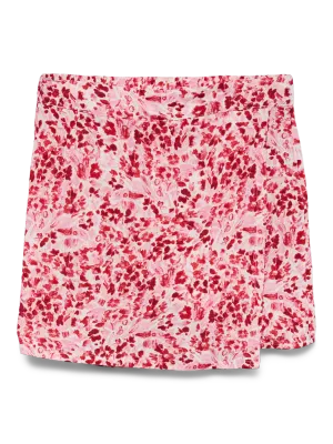 KIDS skort - MENNY - rood/roze/wit