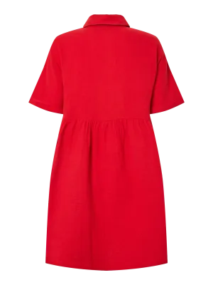 Jurk in tetra - SASTINA - rood