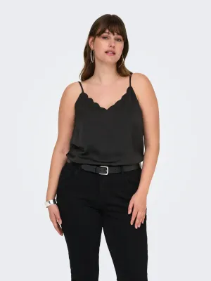 + Top singlet - DEBBIE - zwart