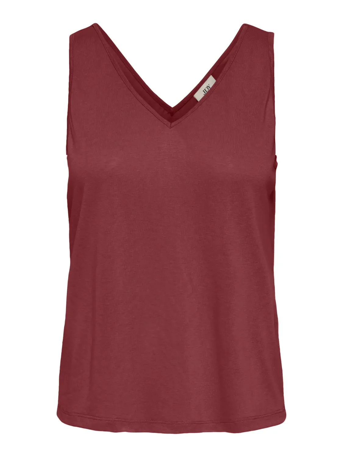 Losse tanktop - FAUSTINA - oxblood red