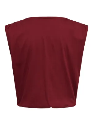 Balloon shirt - MARA - rhubarb