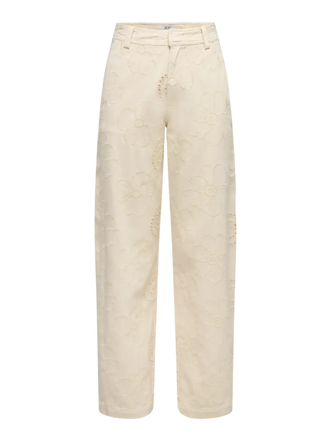 Barrel jeans met broderie - HAVANNA - ecru
