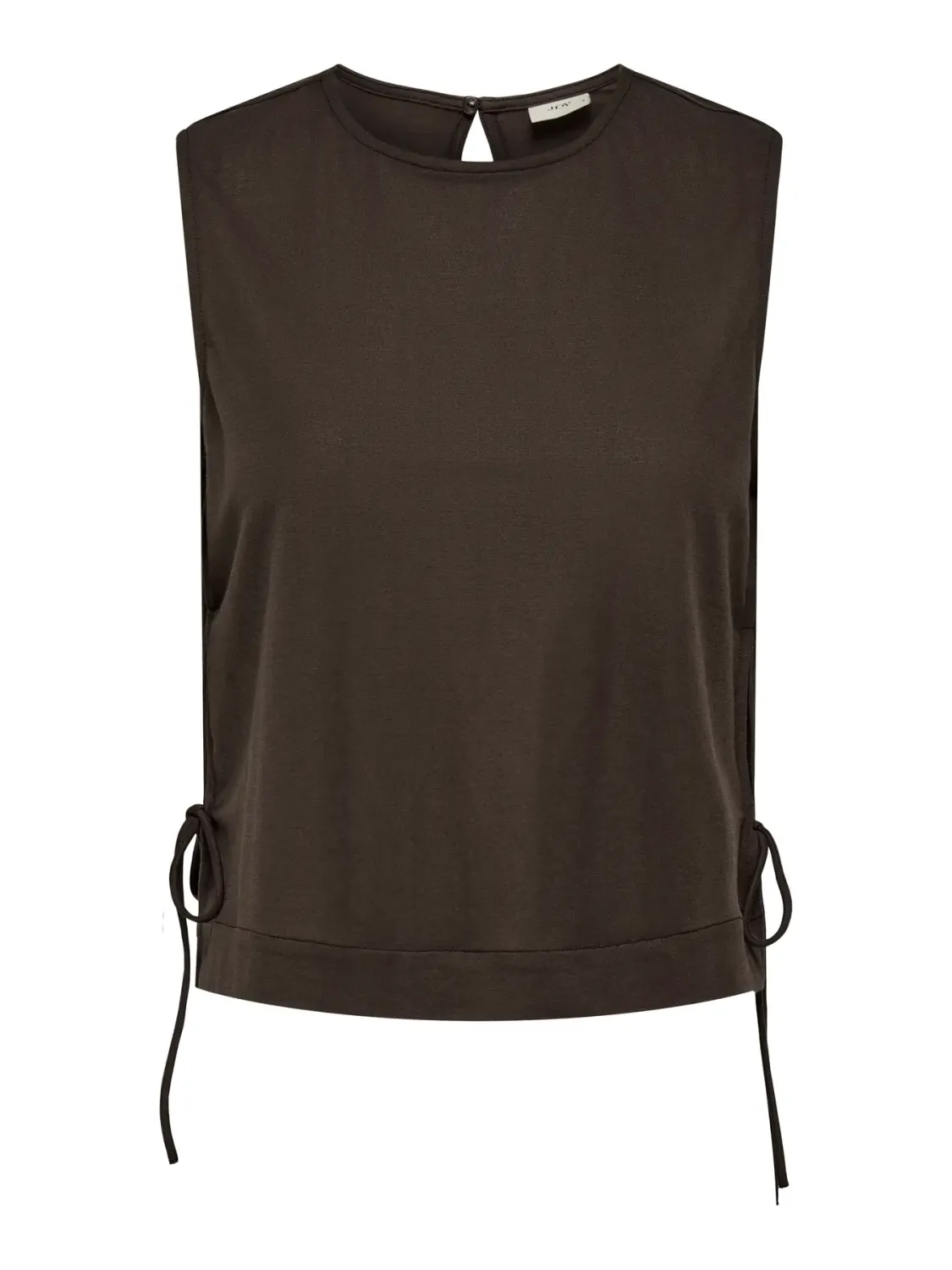 Shirt / top met strikjes - LESLIE - bruin