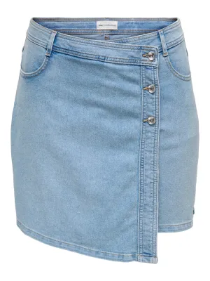 + Skort - LESLY - light blue denim