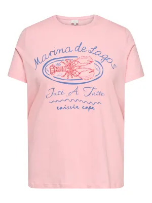 + Top / shirt - INES - roze
