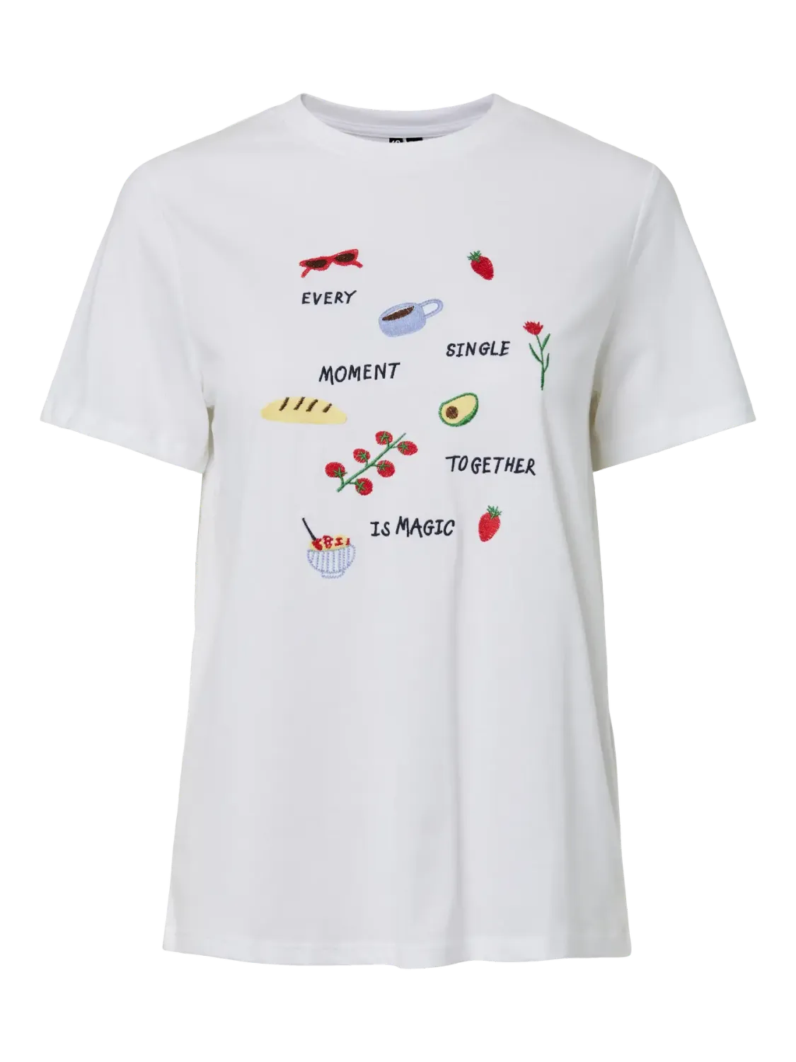 T-shirt - GAK - wit moments