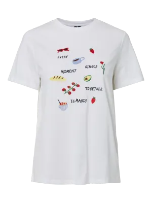T-shirt - GAK - wit moments