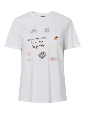 T-shirt - GAK - wit every morning