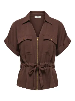 Shirt - MILLE - bruin