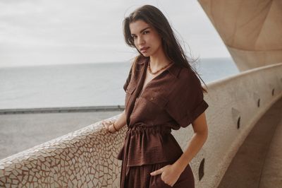 Shirt - MILLE - bruin
