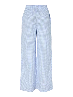 Wijde broek - BIBBY - vichy