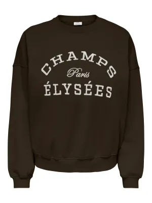 Sweater - MESA - bruin Champs Elysées