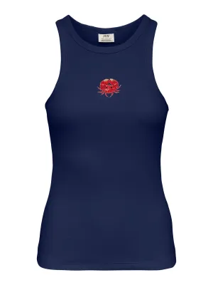 Top - TULLE - blauw Top - TULLE - blauw