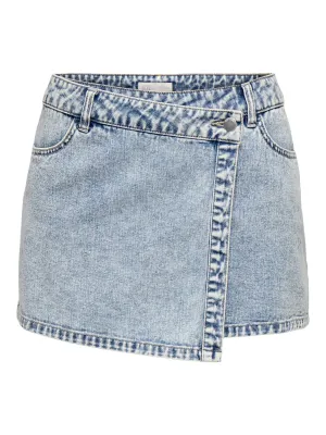 Jeans skort - BELLA - light blue denim
