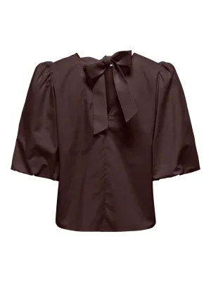 Blouse - MONILA - bruin