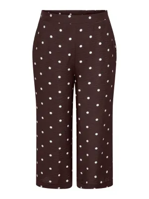 + Broek / culotte - CARRIE - bruin bolletjes