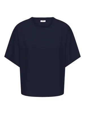 Top / shirt - AYA - donkerblauw