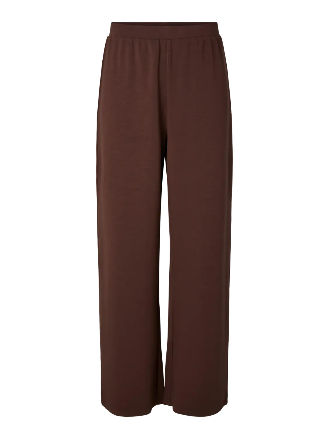 Wijde lange sweat broek - POLLY - bruin