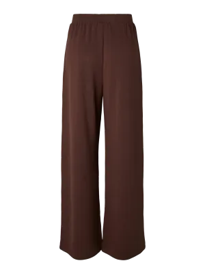 Wijde lange sweat broek - POLLY - bruin