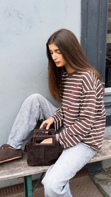 Shirt met lange mouw - SADIE - broderie