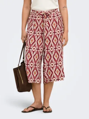 + Broek / culotte - MIKASI - brick red abstract
