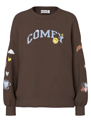 Sweater - DINNA - bruin Sweater - DINNA - bruin