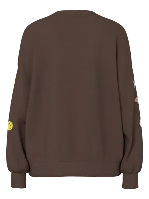 Sweater - DINNA - bruin
