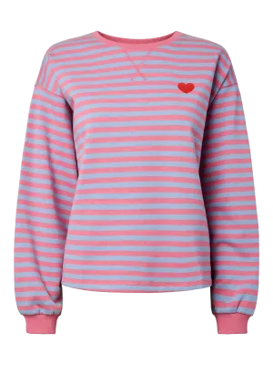 Sweater - FLORA - blauw en roze Sweater - FLORA - blauw en roze