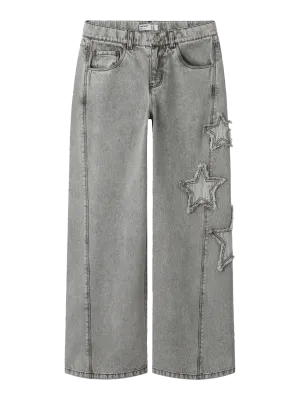 KIDS Wijde skater jeans - BELLA - sterren KIDS Wijde skater jeans - BELLA - sterren