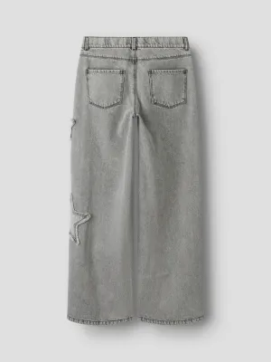 KIDS Wijde skater jeans - BELLA - sterren