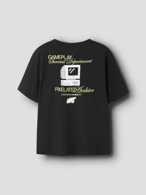 KIDS shirt - LINK - zwart