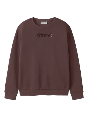 KIDS sweater - NILAN - donker bruin