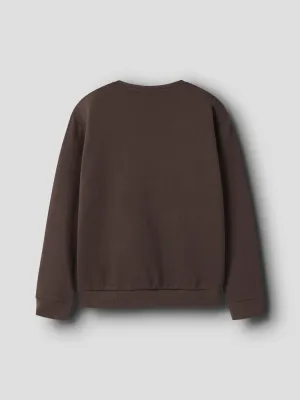 KIDS sweater - NILAN - donker bruin