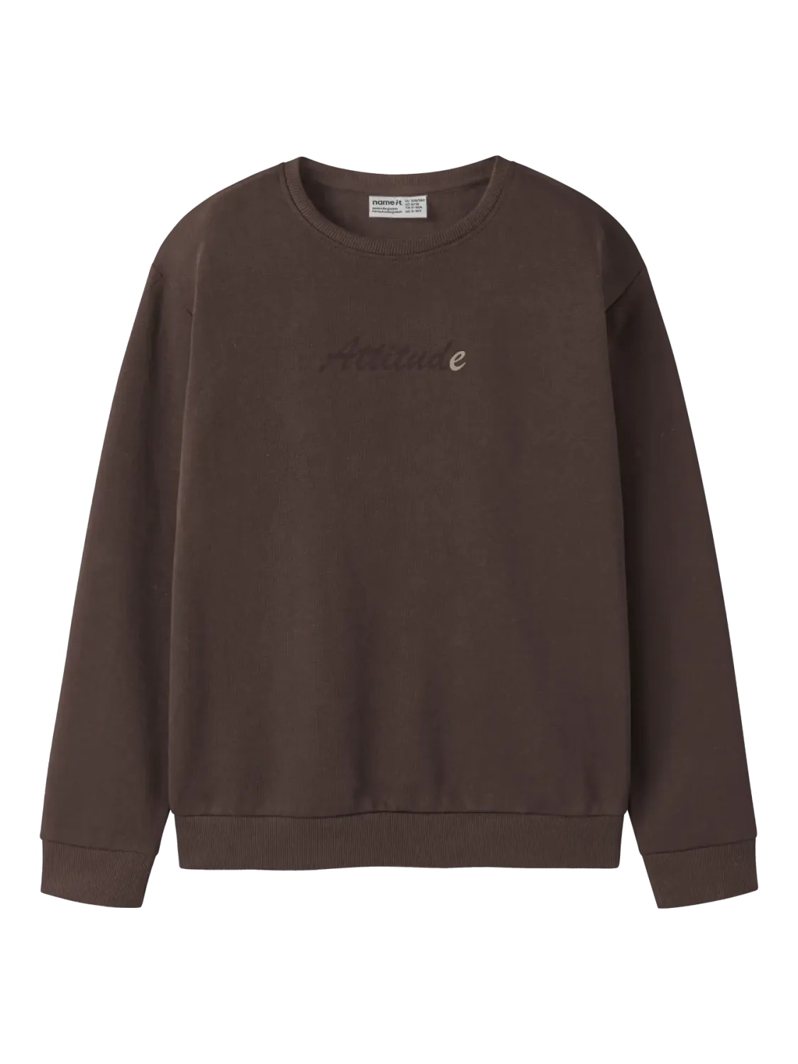 KIDS sweater - NILAN - donker bruin