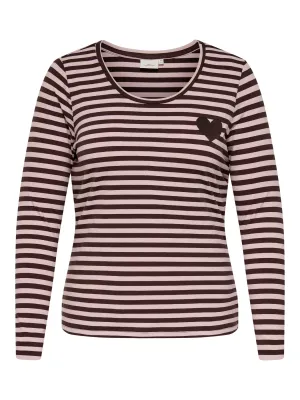 + Basic top streepjes - BODIL - coffee bean + Basic top streepjes - BODIL - coffee bean