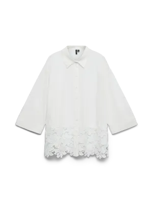 + Blouse met kant - RITTA - wit + Blouse met kant - RITTA - wit
