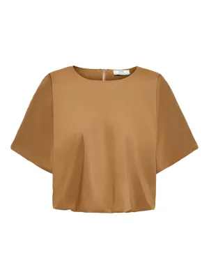 Balloon blouse - FRIDA - lichtbruin Balloon blouse - FRIDA - lichtbruin