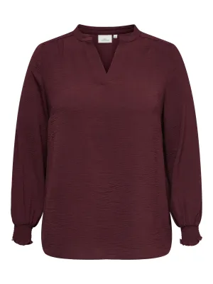+ Blouse - METTA - bordeaux + Blouse - METTA - bordeaux