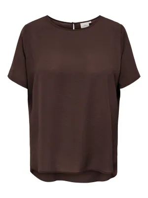 + Blouse - VICA - coffee bean + Blouse - VICA - coffee bean