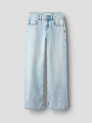KIDS Wijde jeans - ROSE - light blue denim KIDS Wijde jeans - ROSE - light blue denim