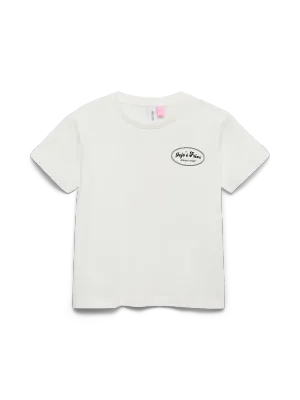 KIDS shirt / top - ZANDRA - wit frietjes KIDS shirt / top - ZANDRA - wit frietjes