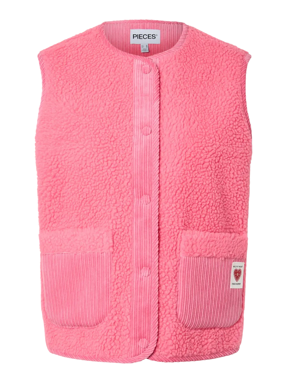 Mouwloze vest - ANASTACIA - roze Mouwloze vest - ANASTACIA - roze