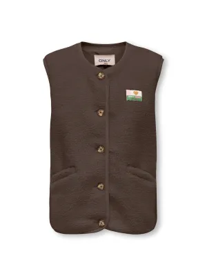 KIDS mouwloze vest - BABY - bruin KIDS mouwloze vest - BABY - bruin