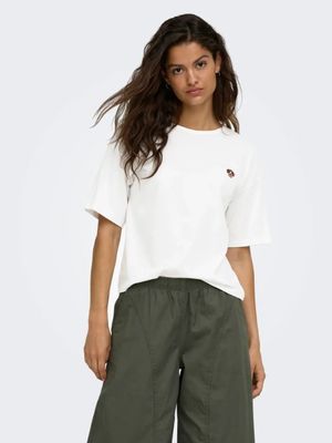 T-shirt - CALLY - wit