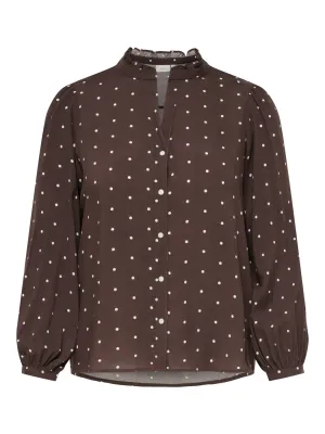 + Top / blouse - RAYA - bruin + Top / blouse - RAYA - bruin