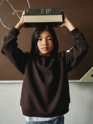 KIDS sweater - NOKKI - bruin