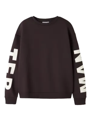 KIDS sweater - NOKKI - bruin KIDS sweater - NOKKI - bruin