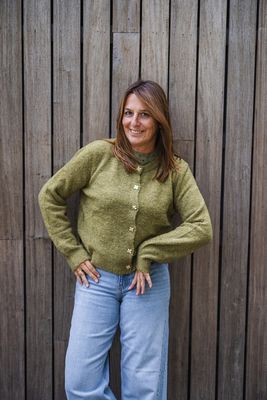 Cardigan / gilet YDENCE - EDEN - green