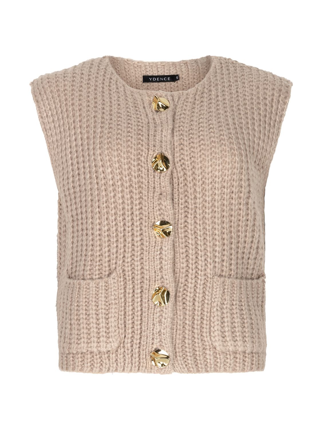 Spencer / mouwloze gilet YDENCE - RHODA - taupe