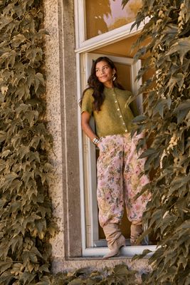 Barrel broek YDENCE - JOVIE - beige